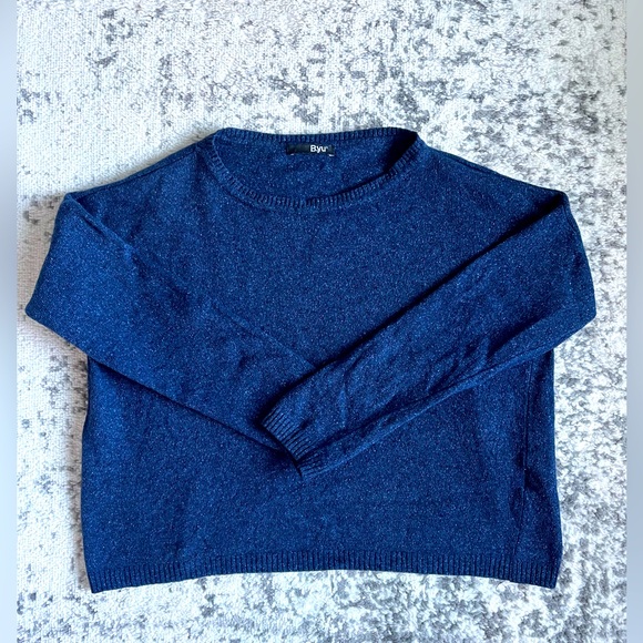 B.YU Sweater in navy Blue - Picture 1 of 4